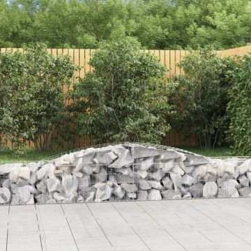 Габионни кошници арка 3 бр 400x50x40/60 см поцинковано желязо