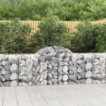 Габионни кошници арка 11 бр 200x50x80/100 см поцинковано желязо