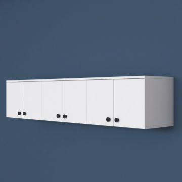 Многофункционален шкаф EA103, цвят Бял