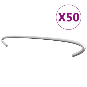 Куки за габиони, 50 бр, поцинкована стомана, 40 см