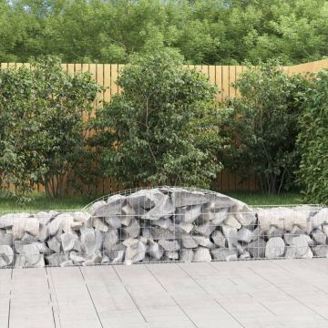 Габионни кошници арка 7 бр 300x50x40/60 см поцинковано желязо
