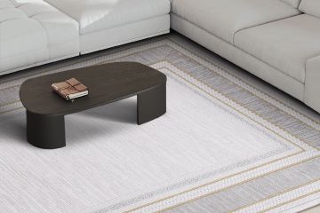 Килим (100 x 300) 46009 Нева - Сиво