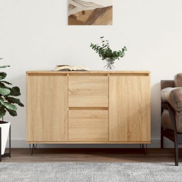 Сайдборд, дъб сонома, 104x35x70 см, инженерно дърво
