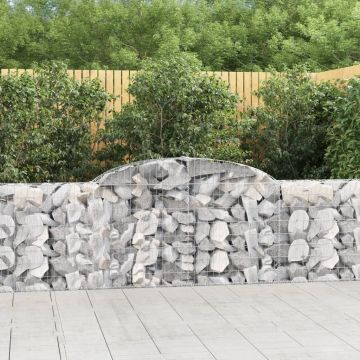 Габионни кошници арка 11 бр 300x30x80/100 см поцинковано желязо