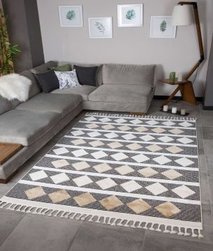 Килим за антре (80 x 300) 33084A - норка, антрацит норка
антрацит