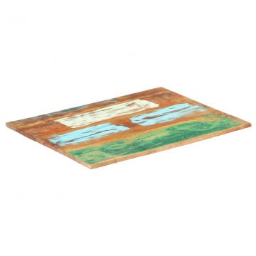 Правоъгълен плот за маса, 60x90 см, 15-16 мм, регенериран масив