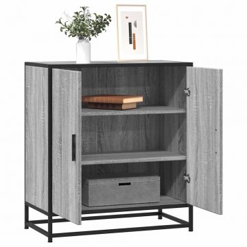 Шкаф Grey Sonoma 68x35x76 cm Изработена дървесина и метал