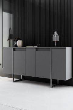 Конзола Luxe, цвят Антрацит Сребърен