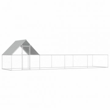 Птичарник, 8x2x2 м, поцинкована стомана