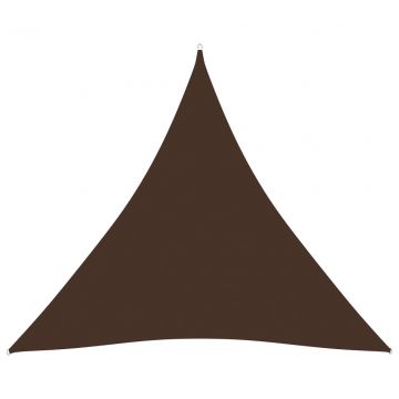 Платно-сенник, Оксфорд плат, триъгълно, 4,5x4,5x4,5 м, кафяво
