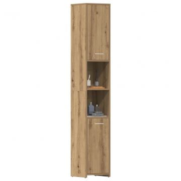 Шкаф за баня Artisan Oak 30x30x183,5 cm Инженерна дървесина