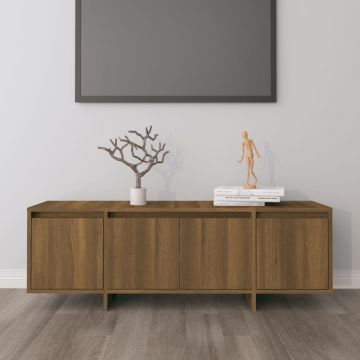 ТB шкаф, кафяв дъб, 120x30x40,5 см, инженерно дърво