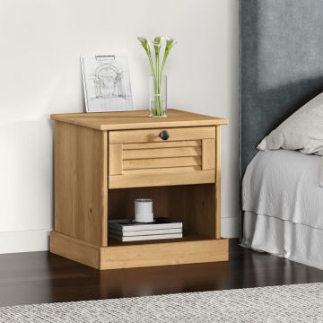 Нощно шкафче VIGO 42x35x42 см бор масив