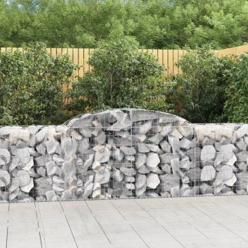 Габионни кошници арка 4 бр 300x50x80/100 см поцинковано желязо