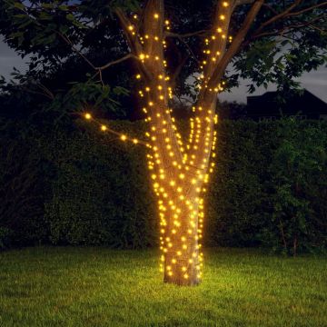 Соларни лампички 5 бр 5х200 LED топло бяло за закрито/открито