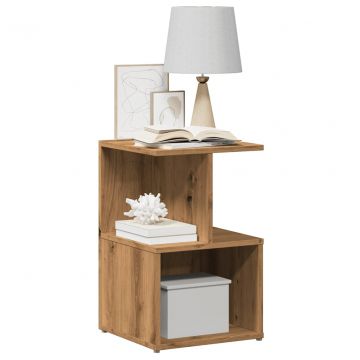 Нощни шкафчета 2 бр дъб артизан 35x35x55 см инженерно дърво