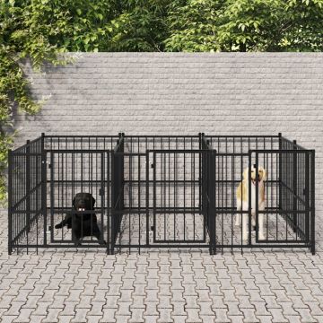 Дворна клетка за кучета Artur, стомана, 5,63 м²