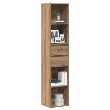 Шкаф за книги Artisan Oak 36x30x171 cm Инженерна дървесина