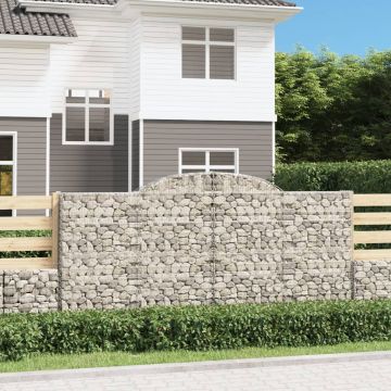 Габионни кошници арка 5 бр 300x50x140/160 см поцинковано желязо