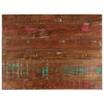 Плот за маса 90x70x1,5 см правоъгълен регенерирано дърво масив