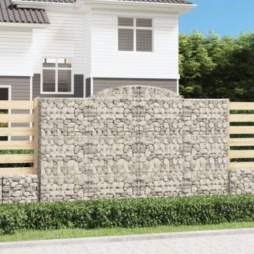 Габионни кошници арка 7 бр 300x50x180/200 см поцинковано желязо