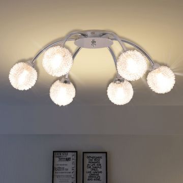 Таванна лампа с 6 LED крушки G9 240 W