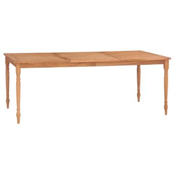 Маса Батавия, 200x100x75 cм, тиково дърво масив
