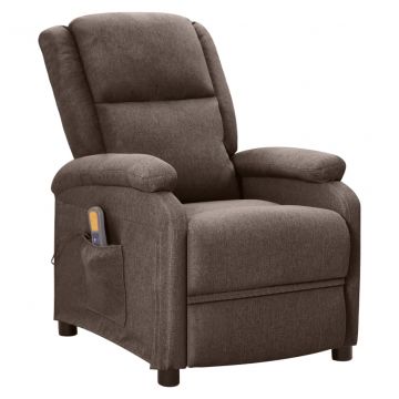 Wingback масажен наклоняем стол, таупе, текстил