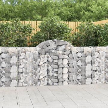 Габионни кошници арка 11 бр 200x30x100/120см поцинковано желязо
