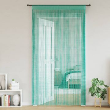 Завеси от канап, 2 бр., тюркоазени, 100x250 см