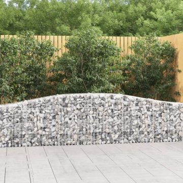 Габионни кошници арка 10 бр 400x30x60/80 см поцинковано желязо