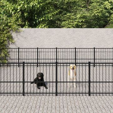 Дворна клетка за кучета Williams, стомана, 45,16 м²