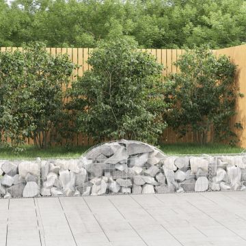 Габионни кошници арка 13 бр 200x30x40/60 см поцинковано желязо