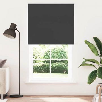 Ролетна щора Blackout черна 140x210см ширина на тъканта 136,6см