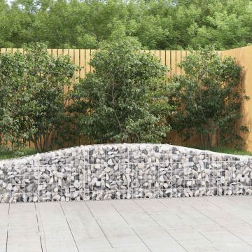 Габионни кошници арка 9 бр 400x30x40/60 см поцинковано желязо