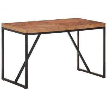 Трапезна маса Ritter, 120x60x76 см, акациево и мангово дърво масив