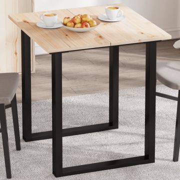 Плотове за маси, 2 бр, 70x35x1,7 см, правоъгълни, бор масив