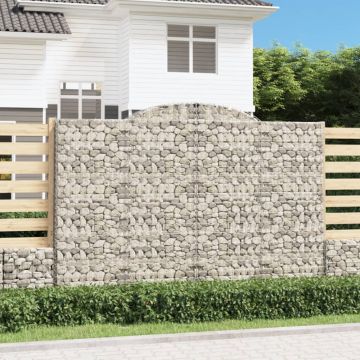 Габионни кошници арка 7 бр 300x50x200/220 см поцинковано желязо