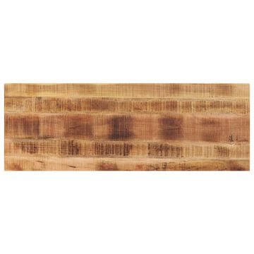 Плот за маса 140x50x3,8 см, правоъгълен, масивна дървесина, необработено манго