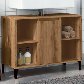 Шкаф за мивка Artisan Oak 80x33x60 cm Инженерна дървесина