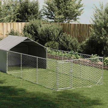 Открита кучешка колиба с бягаща пътека 6x2x1,5 m