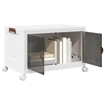 Кутия за съхранение с колела 75 L 64x40x41 cm