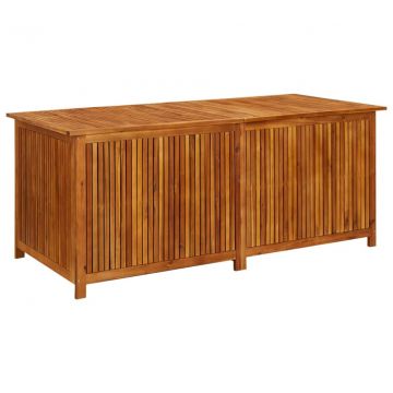 Градинска кутия за съхранение 175x80x75 см акациево дърво масив