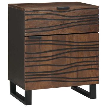 Нощен шкаф Орех 50 x 33 x 60 см Инженерна дървесина