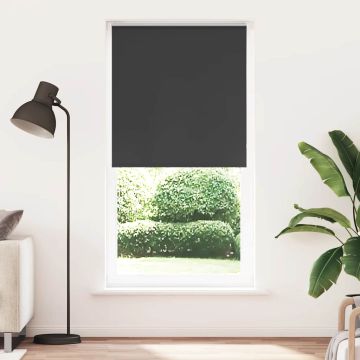 Ролетна щора Blackout черна 100x210 см ширина на тъканта 95,7см