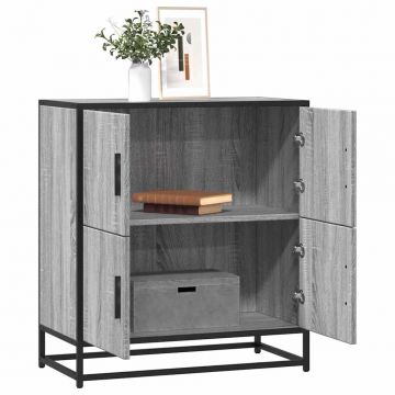 Шкаф Grey Sonoma 68x35x76 cm Изработена дървесина