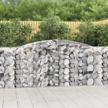 Габионни кошници арка 7 бр 400x50x100/120 см поцинковано желязо