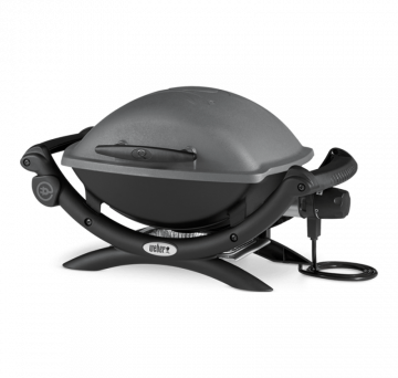 Електрическо барбекю Weber Q1400 Dark Grey, 2200W, 43х32 см