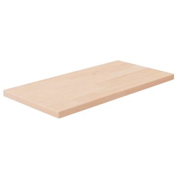 Дъска за рафт, 40x20x1,5 см, необработен масивен дъб