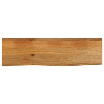 Плот за маса, жив ръб, 110x30x2,5 см, масивно дърво манго